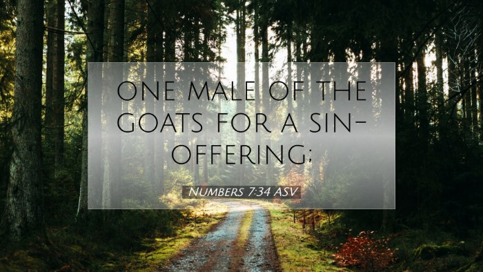 Picture 07 - Numbers 7:34 ASV Desktop Wallpaper - one male of the goats for a - Desktop Bible Verse Wallpaper