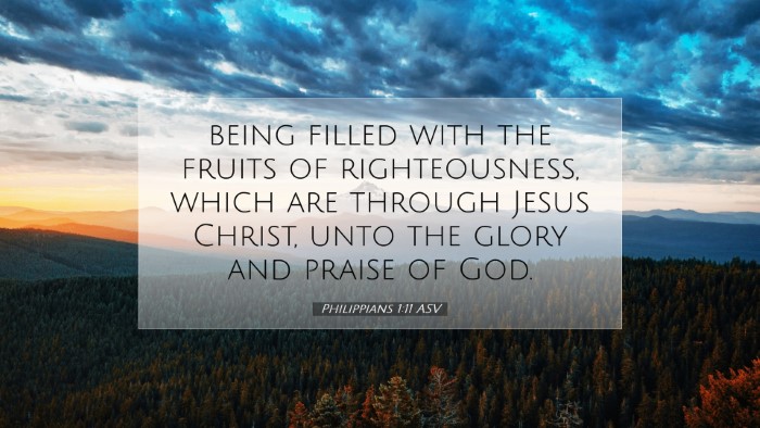 Picture 07 - Philippians 1:11 ASV Desktop Wallpaper - being filled with the fruits of righteousness, - Desktop Bible Verse Wallpaper