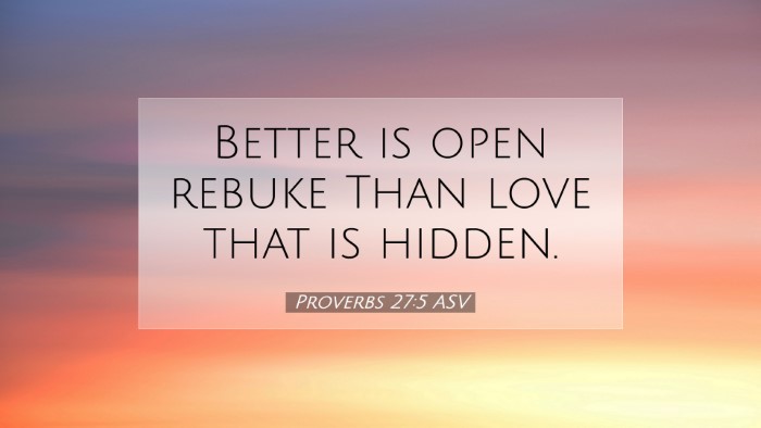 Picture 07 - Proverbs 27:5 ASV Desktop Wallpaper - Better is open rebuke Than love that is - Desktop Bible Verse Wallpaper