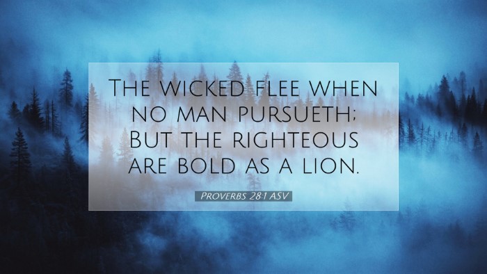 Picture 07 - Proverbs 28:1 ASV Desktop Wallpaper - The wicked flee when no man pursueth; But the - Desktop Bible Verse Wallpaper