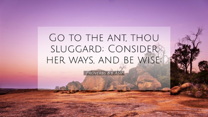Picture 07 - Proverbs 6:6 ASV Desktop Wallpaper - Go to the ant, thou sluggard; Consider her ways, - Desktop Bible Verse Wallpaper
