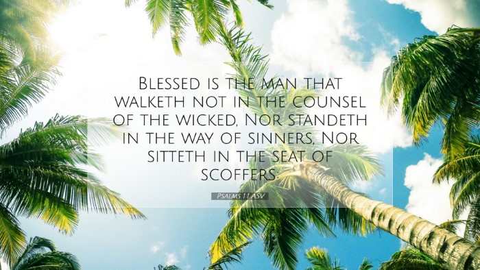 Picture 07 - Psalms 1:1 ASV Desktop Wallpaper - Blessed is the man that walketh not in the - Desktop Bible Verse Wallpaper
