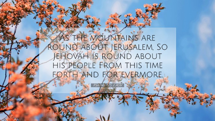Picture 07 - Psalms 125:2 ASV Desktop Wallpaper - As the mountains are round about Jerusalem, So - Desktop Bible Verse Wallpaper