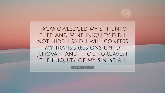 Picture 07 - Psalms 32:5 ASV Desktop Wallpaper - I acknowledged my sin unto thee, And mine - Desktop Bible Verse Wallpaper