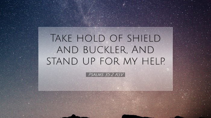 Picture 07 - Psalms 35:2 ASV Desktop Wallpaper - Take hold of shield and buckler, And stand up for - Desktop Bible Verse Wallpaper