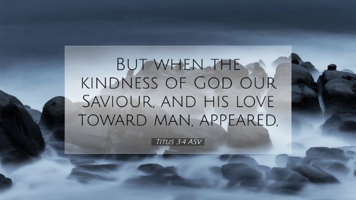 Picture 07 - Titus 3:4 ASV Desktop Wallpaper - But when the kindness of God our Saviour, and his - Desktop Bible Verse Wallpaper