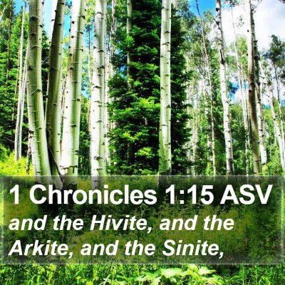 1 Chronicles 1:15 ASV Bible Verse Image