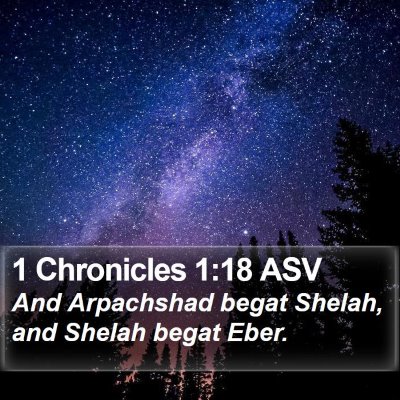1 Chronicles 1:18 ASV Bible Verse Image