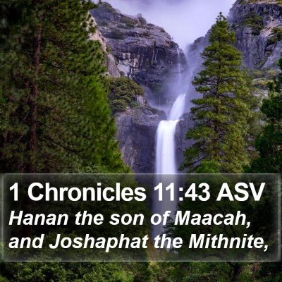 1 Chronicles 11:43 ASV Bible Verse Image