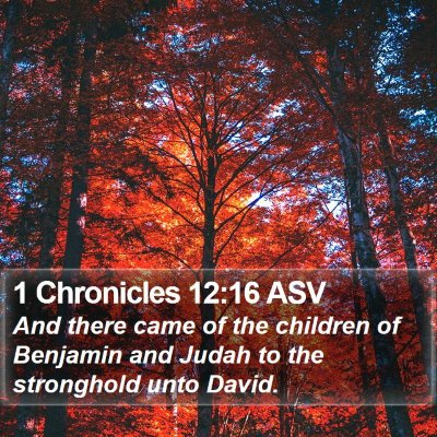 1 Chronicles 12:16 ASV Bible Verse Image