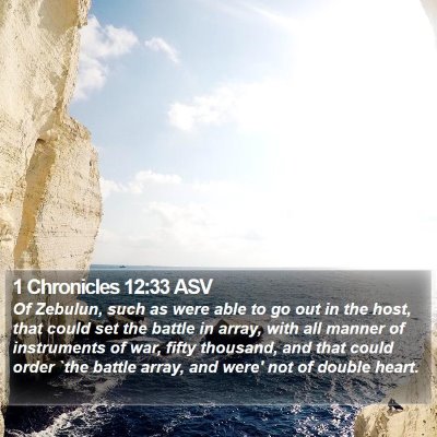 1 Chronicles 12:33 ASV Bible Verse Image