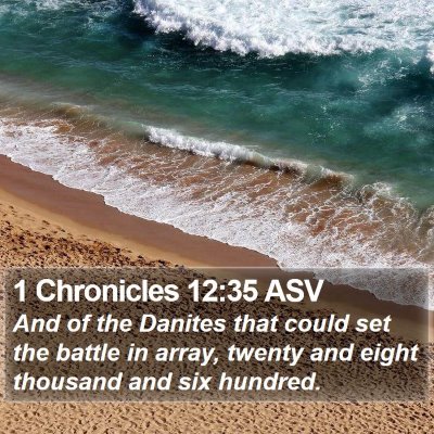 1 Chronicles 12:35 ASV Bible Verse Image