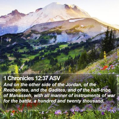 1 Chronicles 12:37 ASV Bible Verse Image