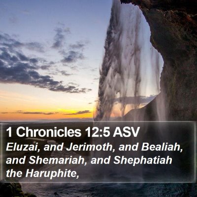 1 Chronicles 12:5 ASV Bible Verse Image