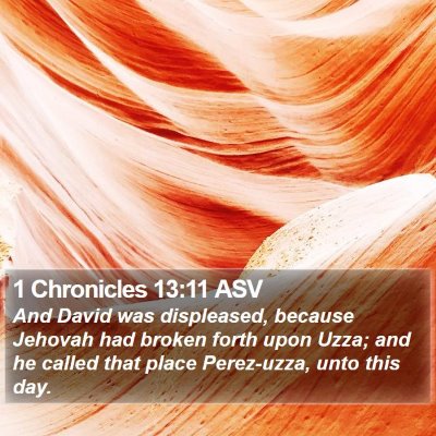 1 Chronicles 13:11 ASV Bible Verse Image