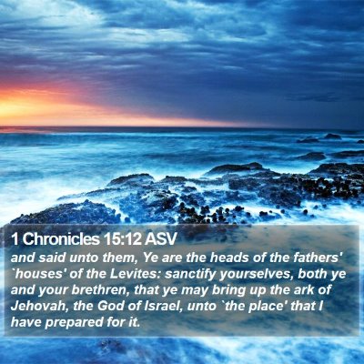 1 Chronicles 15:12 ASV Bible Verse Image