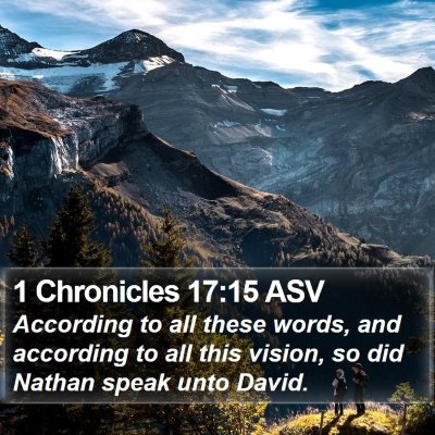 1 Chronicles 17:15 ASV Bible Verse Image