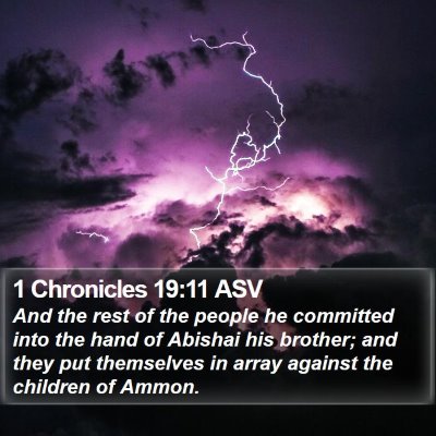 1 Chronicles 19:11 ASV Bible Verse Image