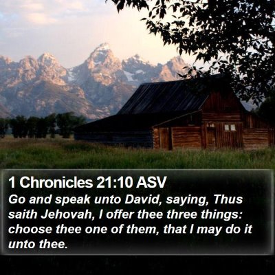 1 Chronicles 21:10 ASV Bible Verse Image