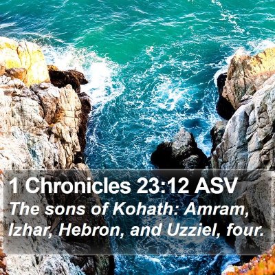 1 Chronicles 23:12 ASV Bible Verse Image