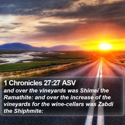 1 Chronicles 27:27 ASV Bible Verse Image