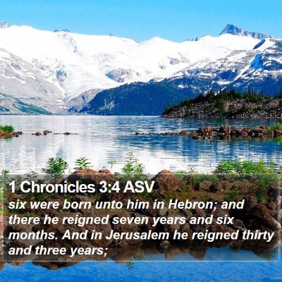 1 Chronicles 3:4 ASV Bible Verse Image