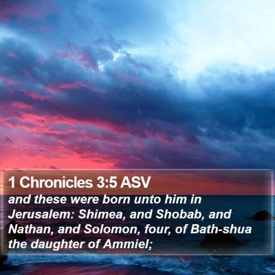 1 Chronicles 3:5 ASV Bible Verse Image