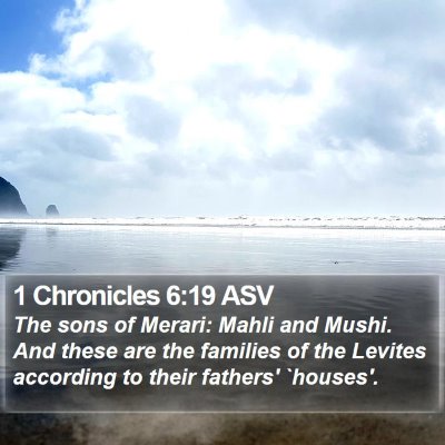 1 Chronicles 6:19 ASV Bible Verse Image