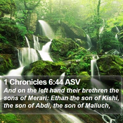1 Chronicles 6:44 ASV Bible Verse Image
