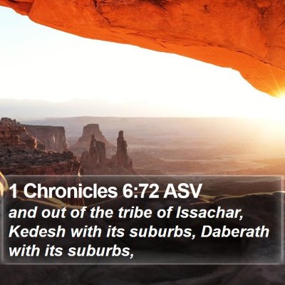 1 Chronicles 6:72 ASV Bible Verse Image