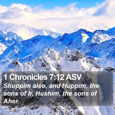 1 Chronicles 7:12 ASV Bible Verse Image