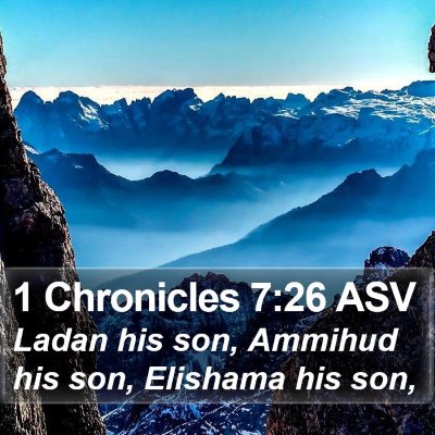 1 Chronicles 7:26 ASV Bible Verse Image