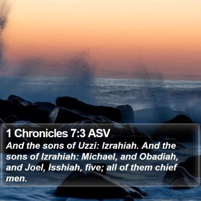 1 Chronicles 7:3 ASV Bible Verse Image