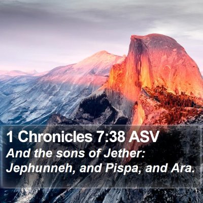 1 Chronicles 7:38 ASV Bible Verse Image