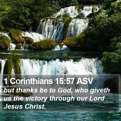1 Corinthians 15:57 ASV Bible Verse Image