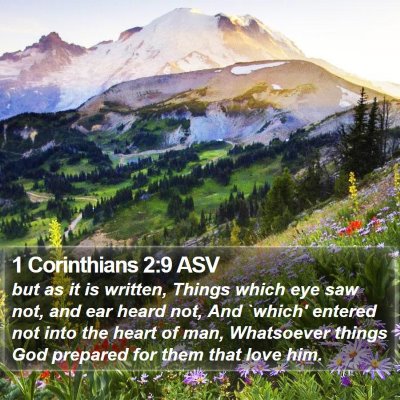1 Corinthians 2:9 ASV Bible Verse Image