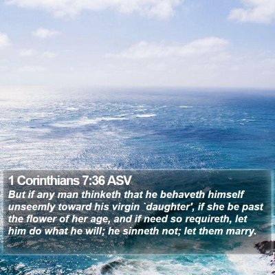 1 Corinthians 7:36 ASV Bible Verse Image