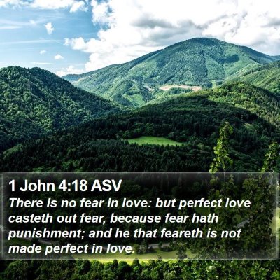 1 John 4:18 ASV Bible Verse Image