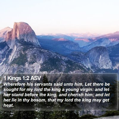 1 Kings 1:2 ASV Bible Verse Image