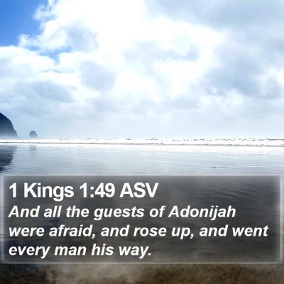 1 Kings 1:49 ASV Bible Verse Image