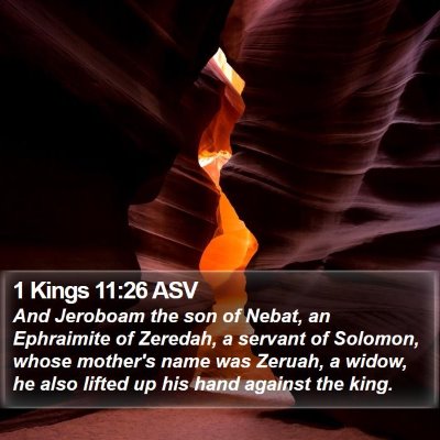 1 Kings 11:26 ASV Bible Verse Image
