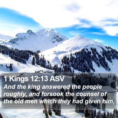 1 Kings 12:13 ASV Bible Verse Image