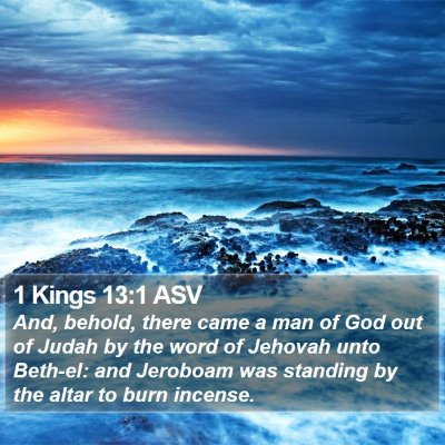 1 Kings 13:1 ASV Bible Verse Image