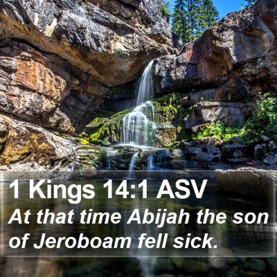 1 Kings 14:1 ASV Bible Verse Image