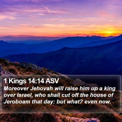 1 Kings 14:14 ASV Bible Verse Image