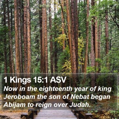 1 Kings 15:1 ASV Bible Verse Image