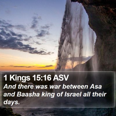 1 Kings 15:16 ASV Bible Verse Image
