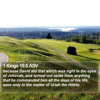 1 Kings 15:5 ASV Bible Verse Image