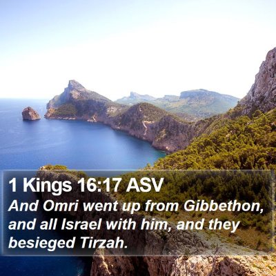 1 Kings 16:17 ASV Bible Verse Image
