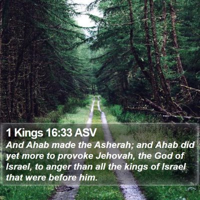1 Kings 16:33 ASV Bible Verse Image